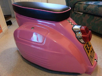 pink ladies scooter seat