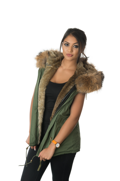 real fur gilet