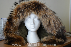 classic m51 real fur hood
