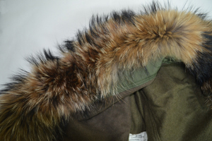 real fur parka hood stitching