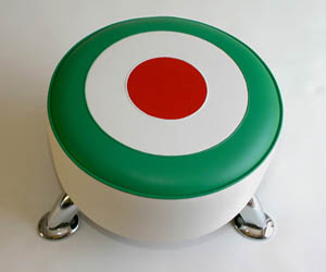 italian target mod footstool