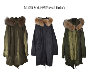 fishtail parkas