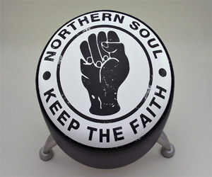 northern soul white background logo