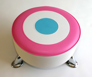 pink target footstool