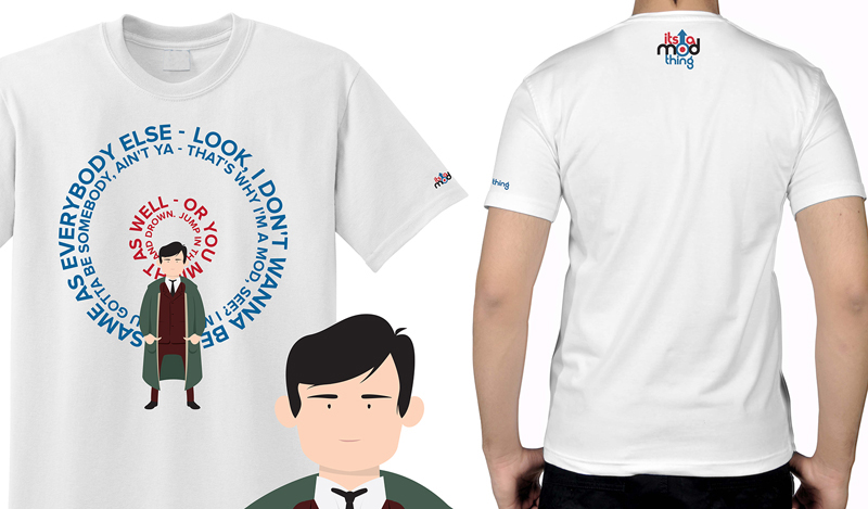 jimmy quadrophenia mod t-shirt