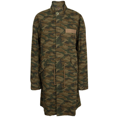 pretty green camo deansgate parka