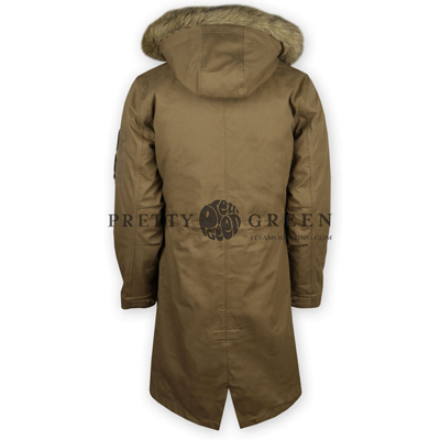 pretty green khaki parka