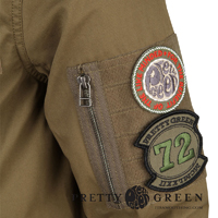 pretty green parka logo