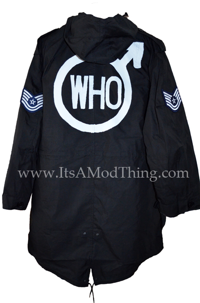 black the who parka