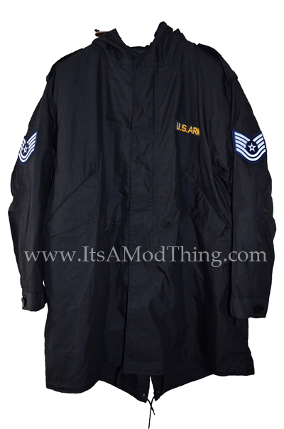 black quadrophenia parka front