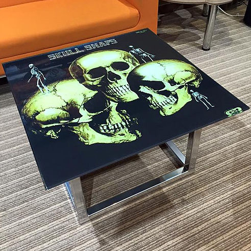 album cover table