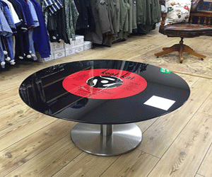 coffee vinyl record tables