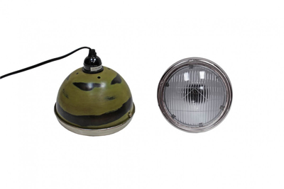 green vespa pendant light