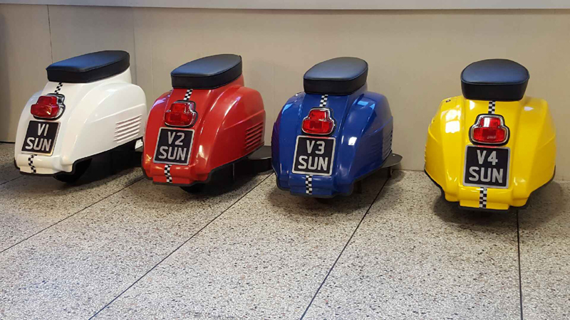 commercial vespa seats